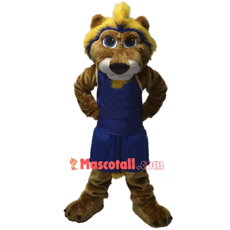 Basketball Lion Mascot Costume