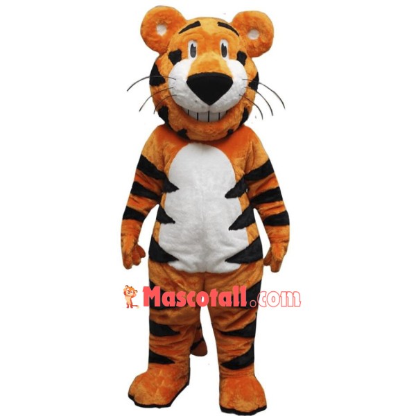 Happy Lightweight Tiger Mascot Costume