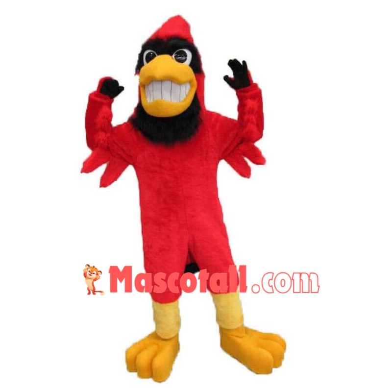 College Lightweight Red Cardinal Mascot Costume