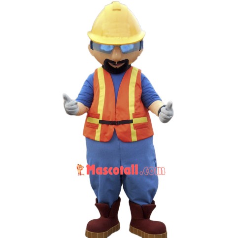 High Quality Lightweight Builder Mascot Costume