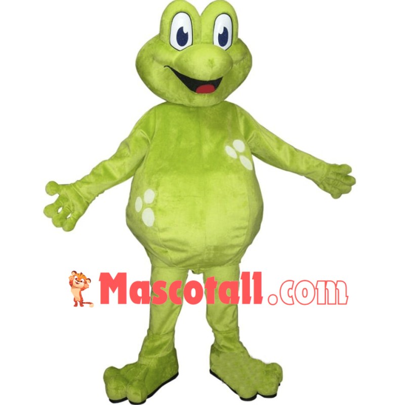 Green Lightweight Frog Mascot Costume