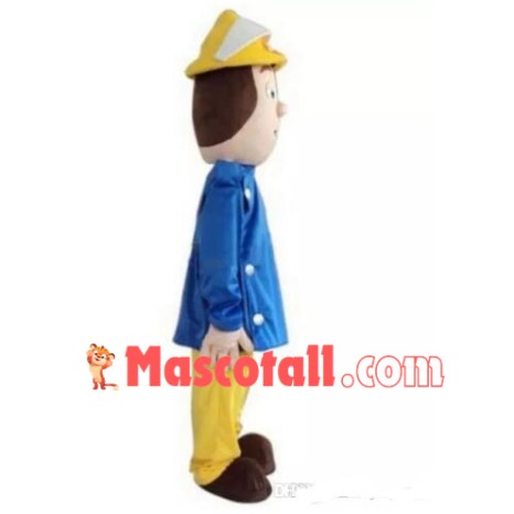 Fireman Sam Mascot Costume