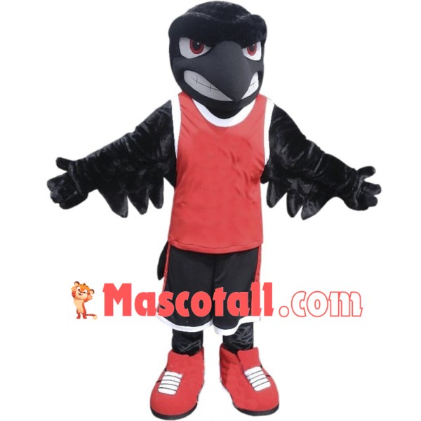 Sport Black Raven Mascot Costume