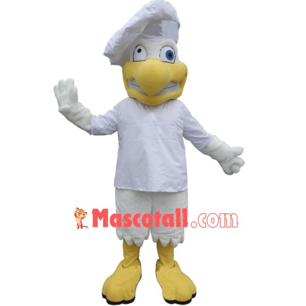 Funny Chef Chicken Mascot Costume
