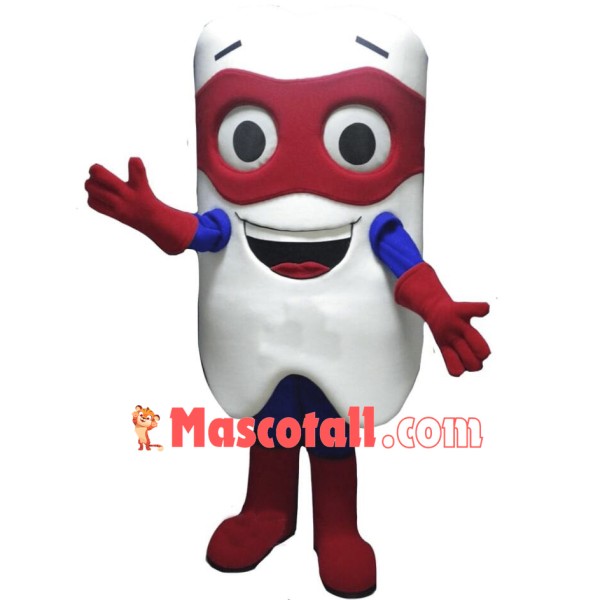 Hero Tooth Mascot Costume
