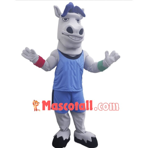 Sport Lightweight Horse Mascot Costume