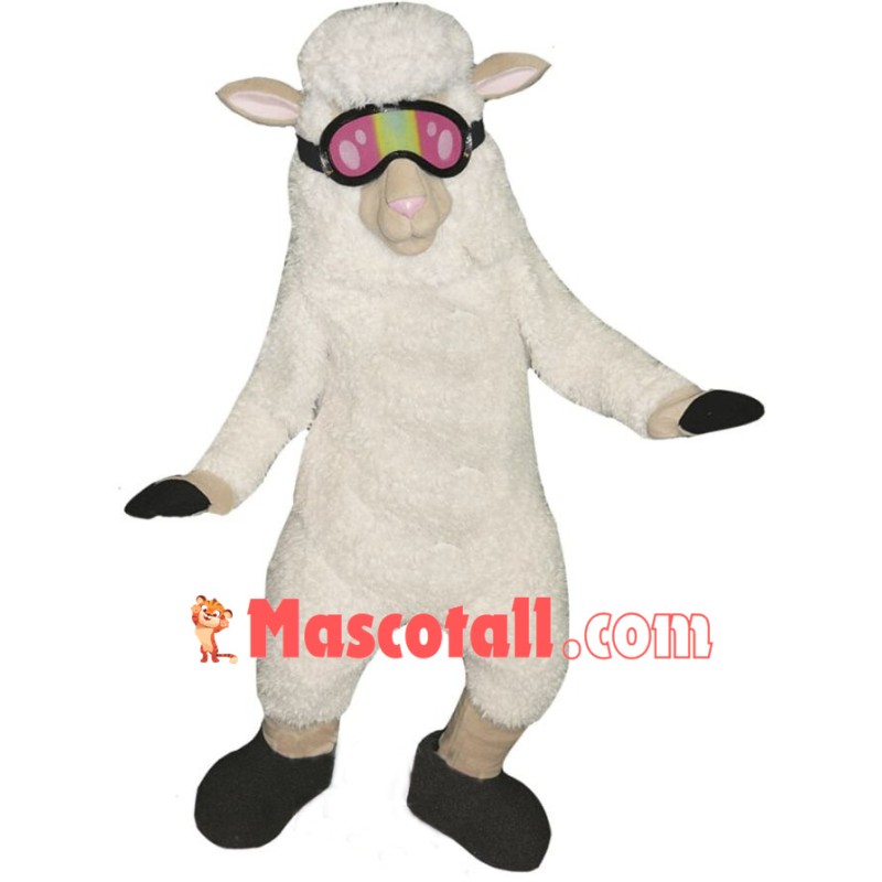 Cute Lightweight Sheep Mascot Costume
