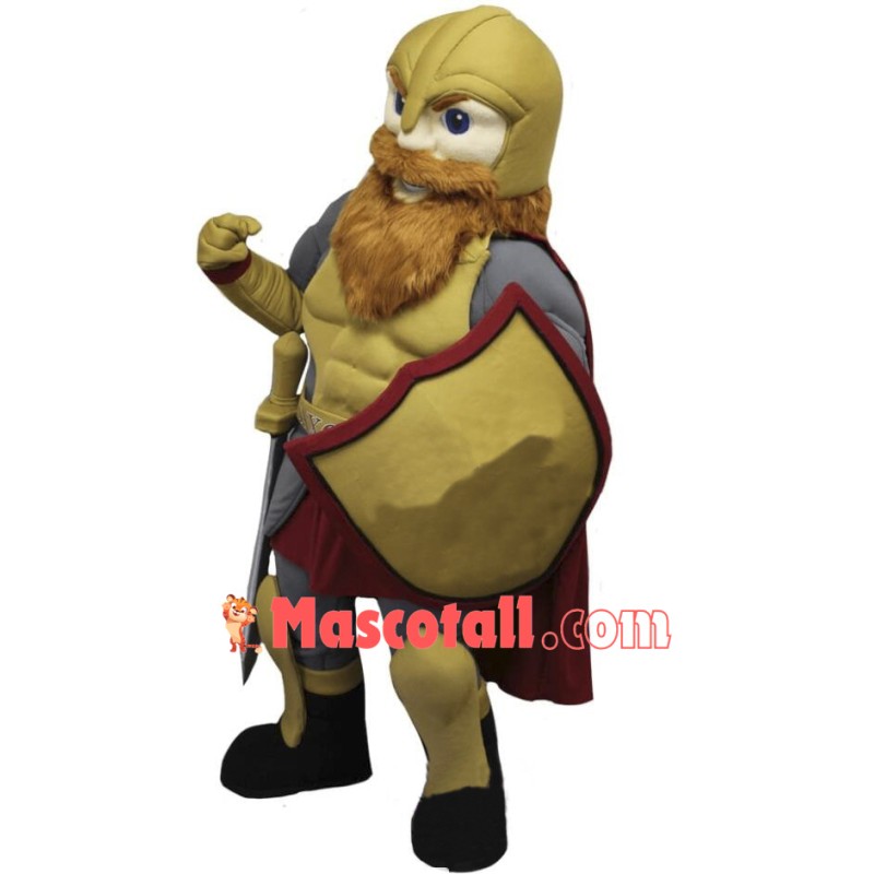 College Warrior Mascot Costume