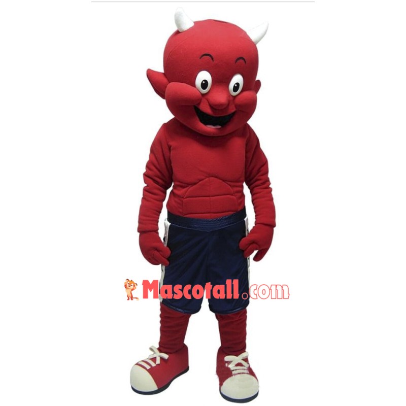 Cute Lightweight Devil Mascot Costume