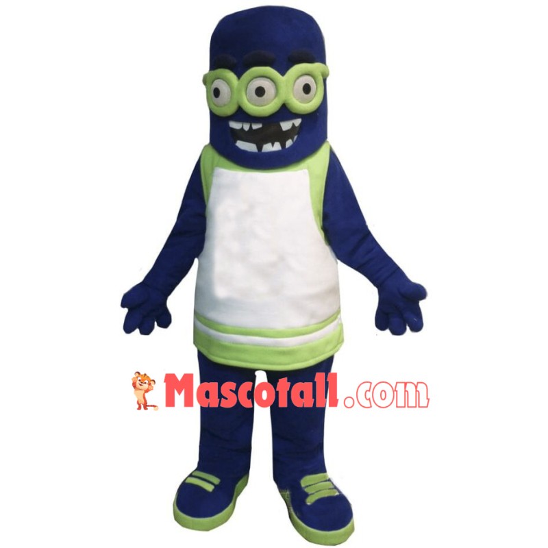 Multi-eyed Monster Mascot Costume