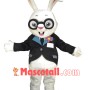 Cute White Lightweight Rabbit Mascot Costume