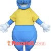 Blue Kangaroo Mascot Costume