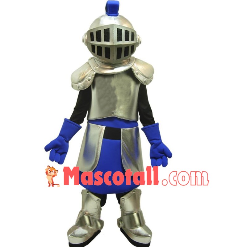 Golden & Blue Knight Mascot Costume