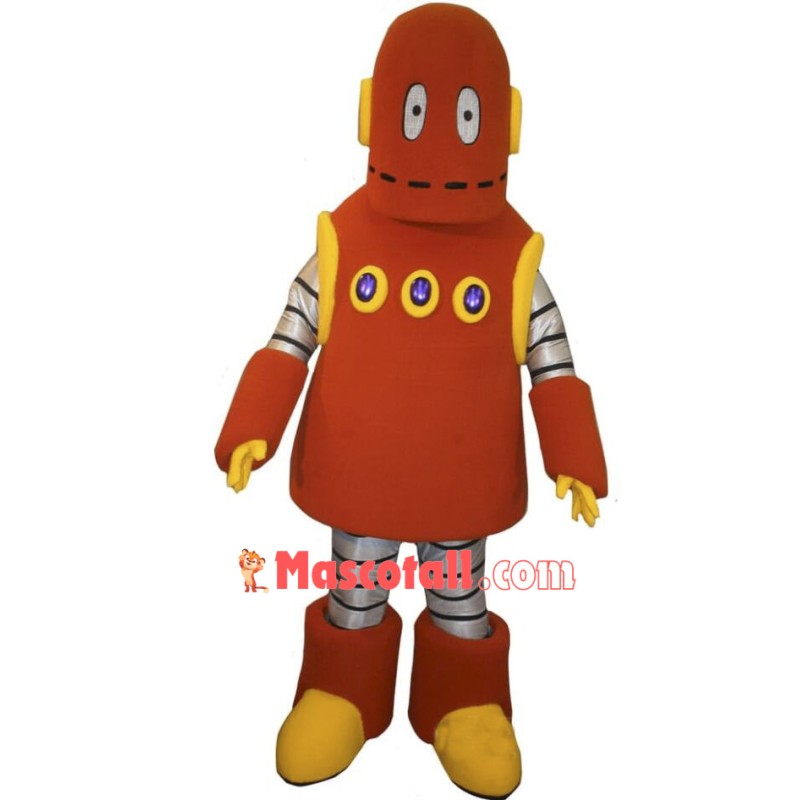 Cute Robot Mascot Costume
