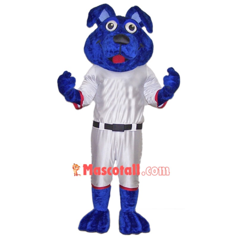Blue Lightweight Dog Mascot Costume