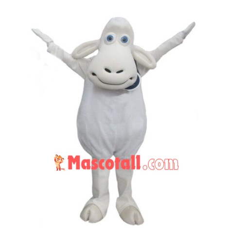White Sheep Mascot Costume