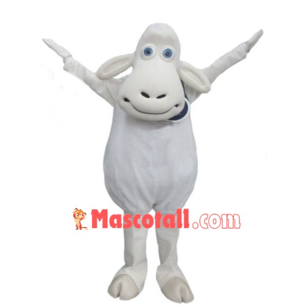 White Sheep Mascot Costume