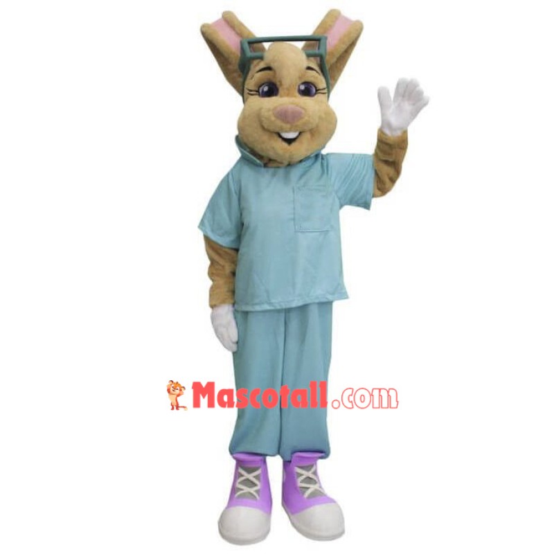 Doctor Bunny Mascot Costume
