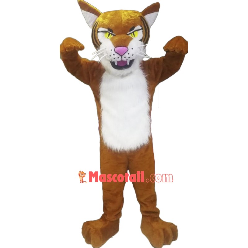 Fierce Lightweight Tiger Mascot Costume 