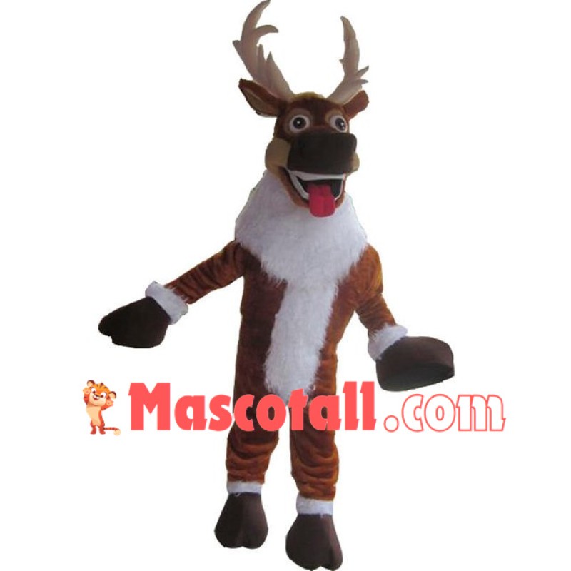 Christmas Lightweight Reindeer Mascot Costume