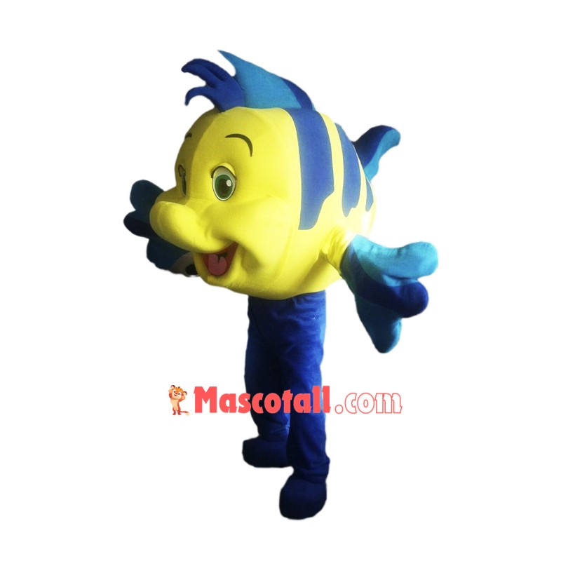 Flounder Fish Mascot Costume Adult Costume