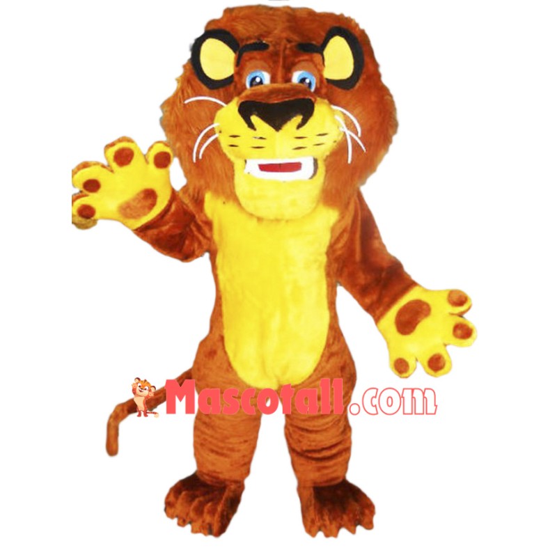 Lion Mascot Costume Adult Animal Costume
