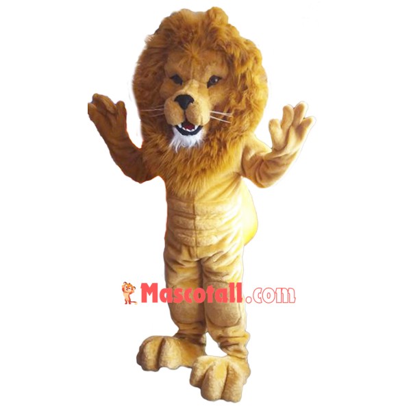 Power Muscular Lightweight Lion Mascot Costume