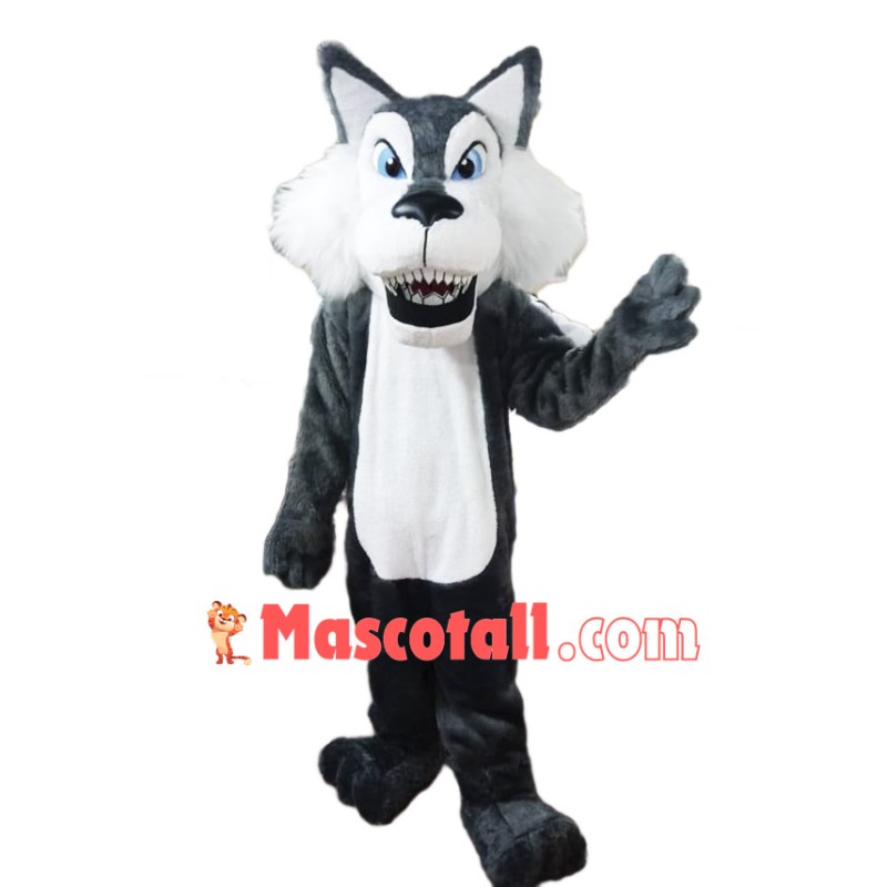 Fierce Lightweight Wolf Mascot Costume 