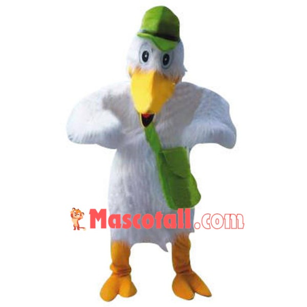 Cute Stork Mascot Costume