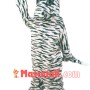 Friendly Zebra Mascot Costume