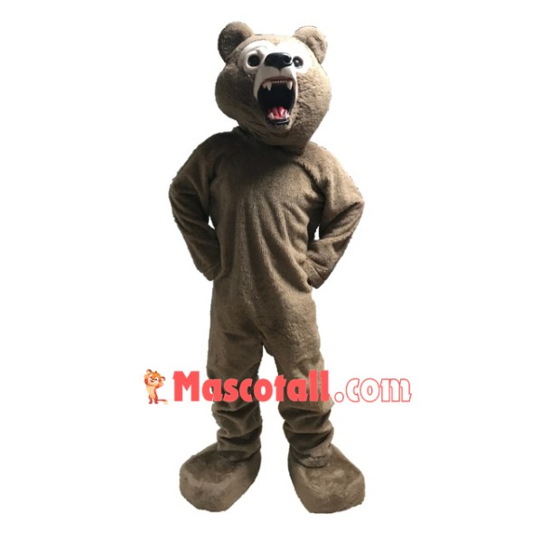 Fierce Lightweight Grizzly Bear Mascot Costume