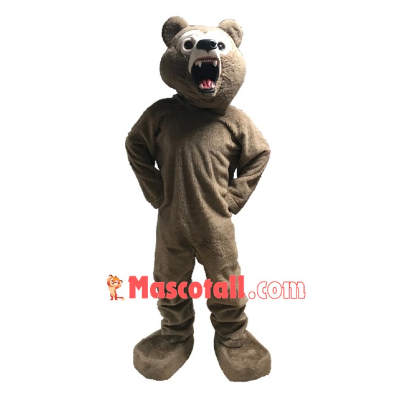 Fierce Lightweight Grizzly Bear Mascot Costume