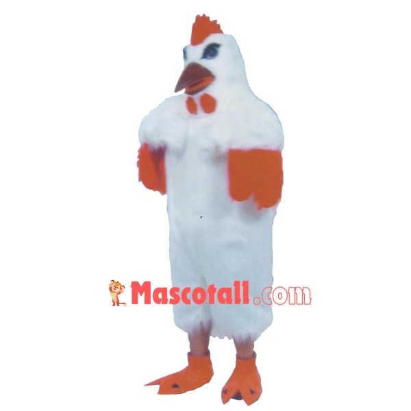 White Lightweight Chicken Mascot Costume 
