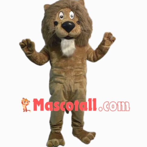 Friendly Lightweight Lion Mascot Costume