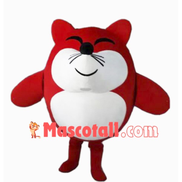 Red Mouse Mascot Costume