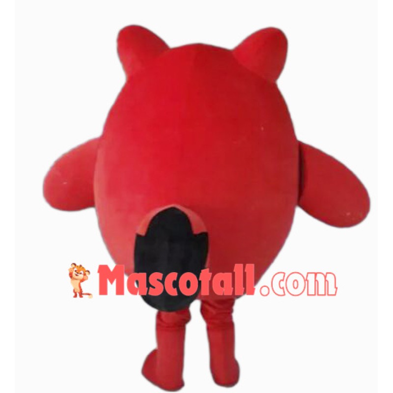 Red Mouse Mascot Costume