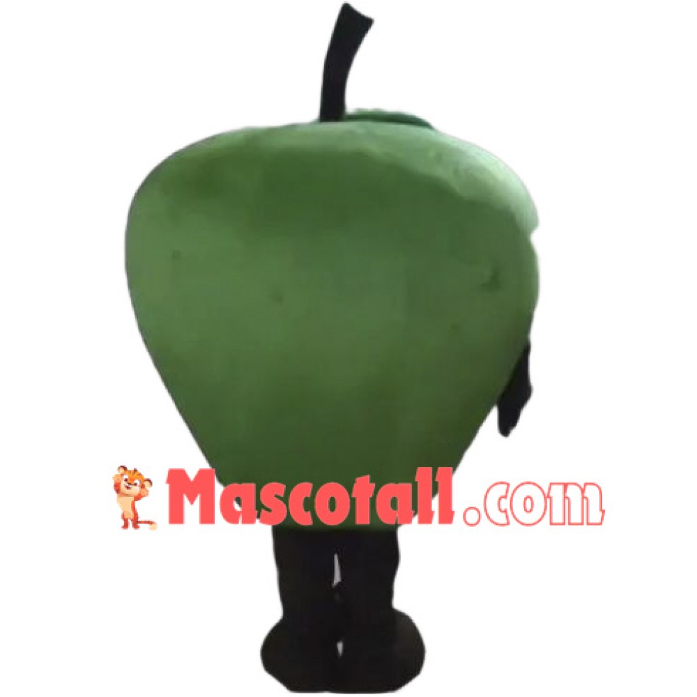 Cyan Apple Mascot Costume