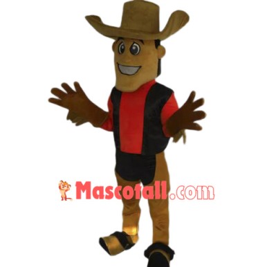 Lovely Cowboy Mascot Costume