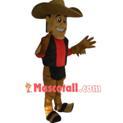 Lovely Cowboy Mascot Costume