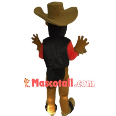 Lovely Cowboy Mascot Costume