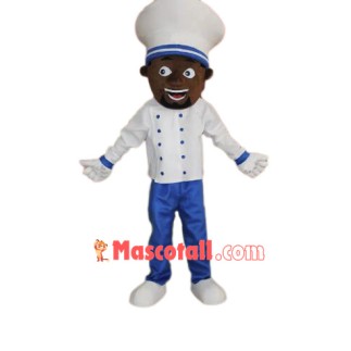 Chocolate Chef Uncle Mascot Costume