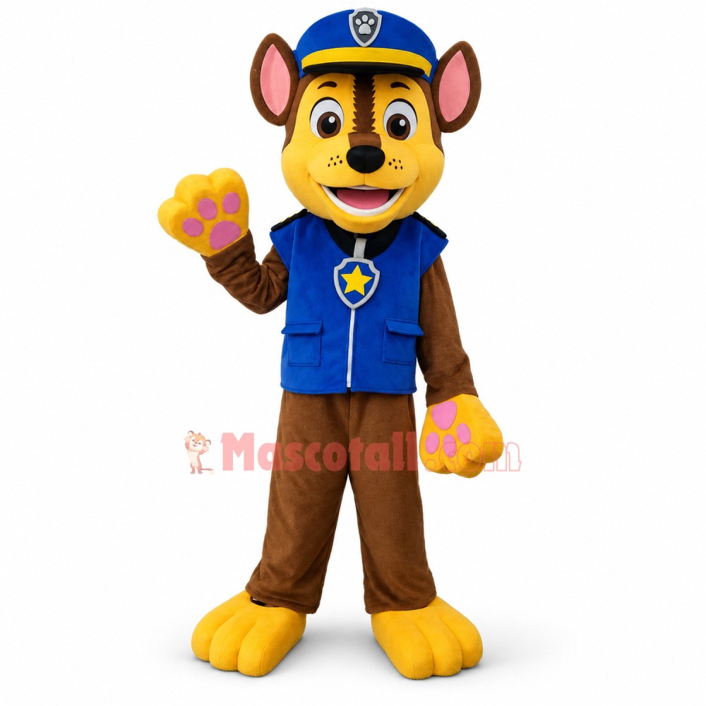 Cute Lightweight Paw Patrol Chase Mascot Costume