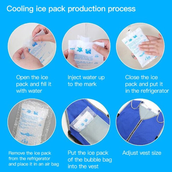 Ice Pack Cooling Vest