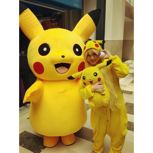 Giant Pikachu Cosplay Halloween Costume