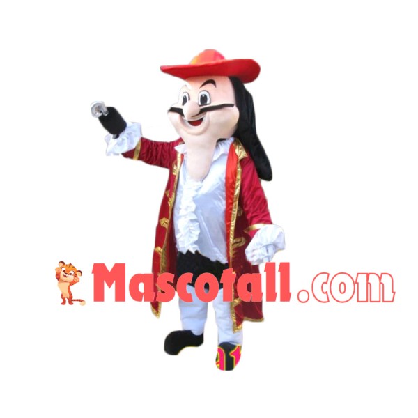 Pirate Captain Mascot Costume For Adult