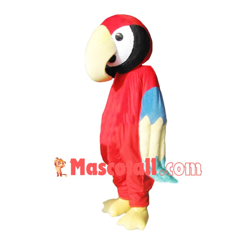 Golden Hook Parrot Mascot Costume