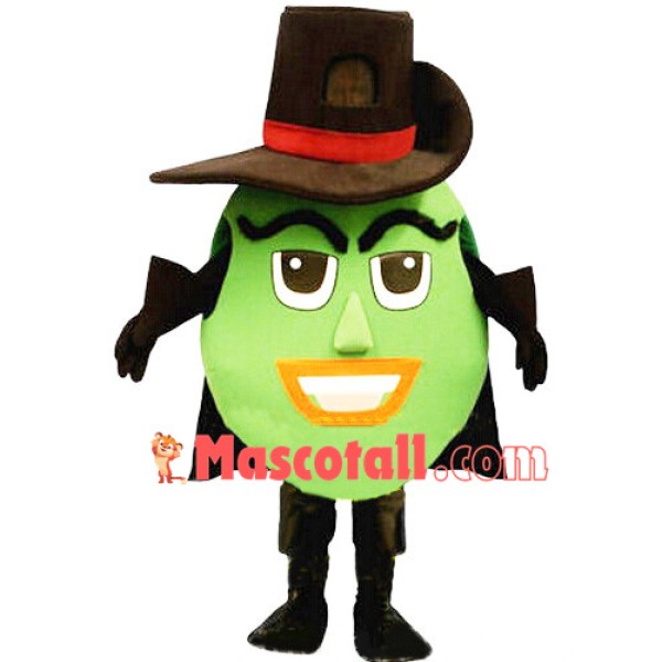 Customized Mysterious Green Doll Mascot Costume