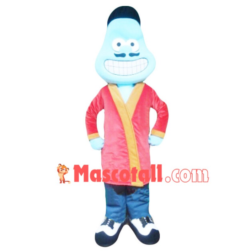 Bearded Doll With Nightgown Mascot Costume