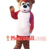 Warm Bear In The Long Shirt Mascot Costume