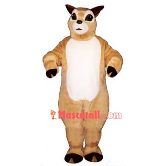 Dumbfounded Adult Kangaroo Mascot Costume